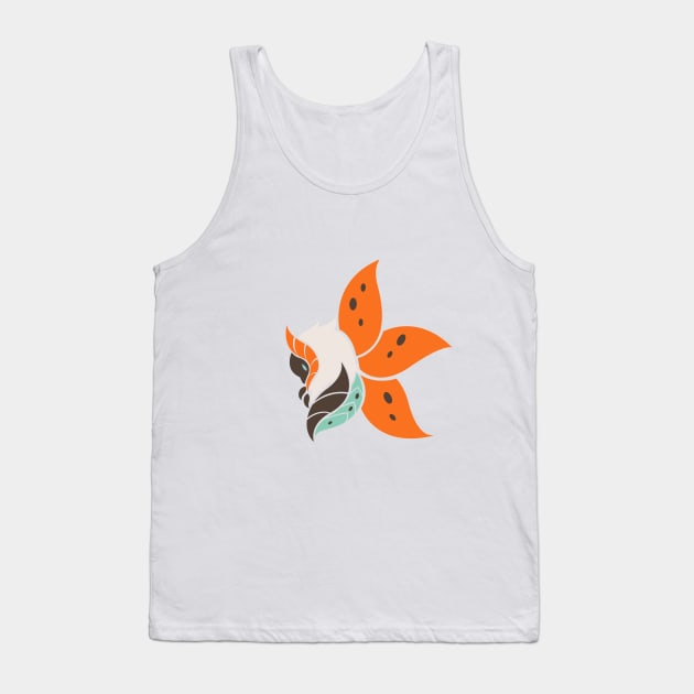 Warmful Flutter - Moth Tank Top by kinokashi